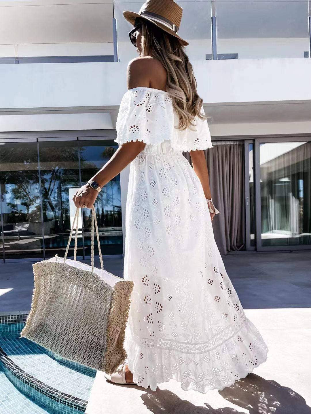 Off Shoulder Beach Dress