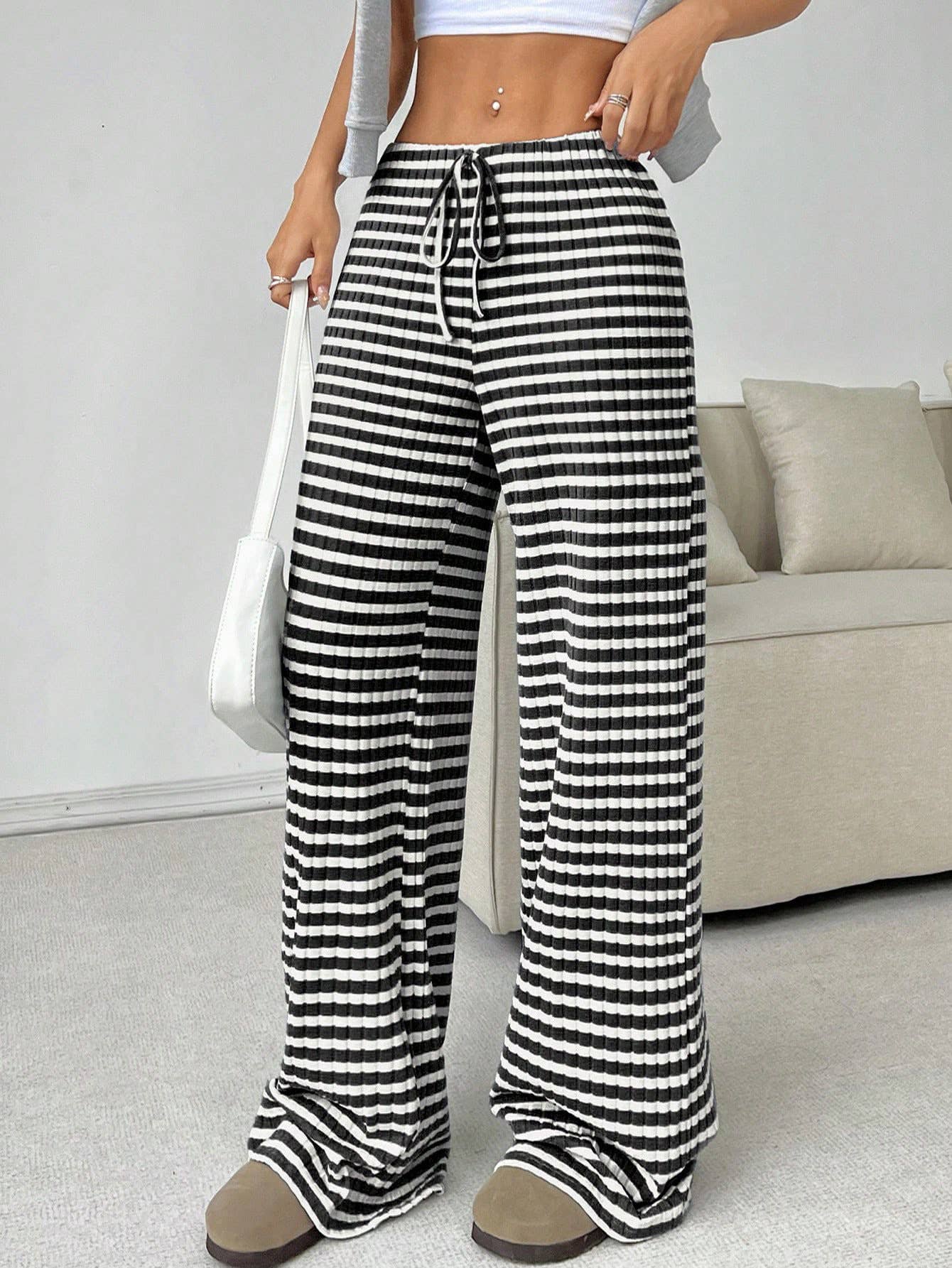 Cozy Stripe Lounge Pants