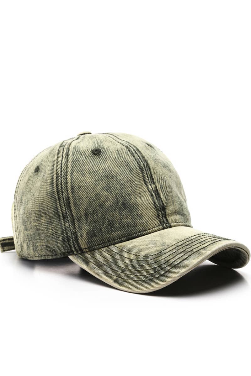 DENIM WASHED CASUAL BASEBALL HAT