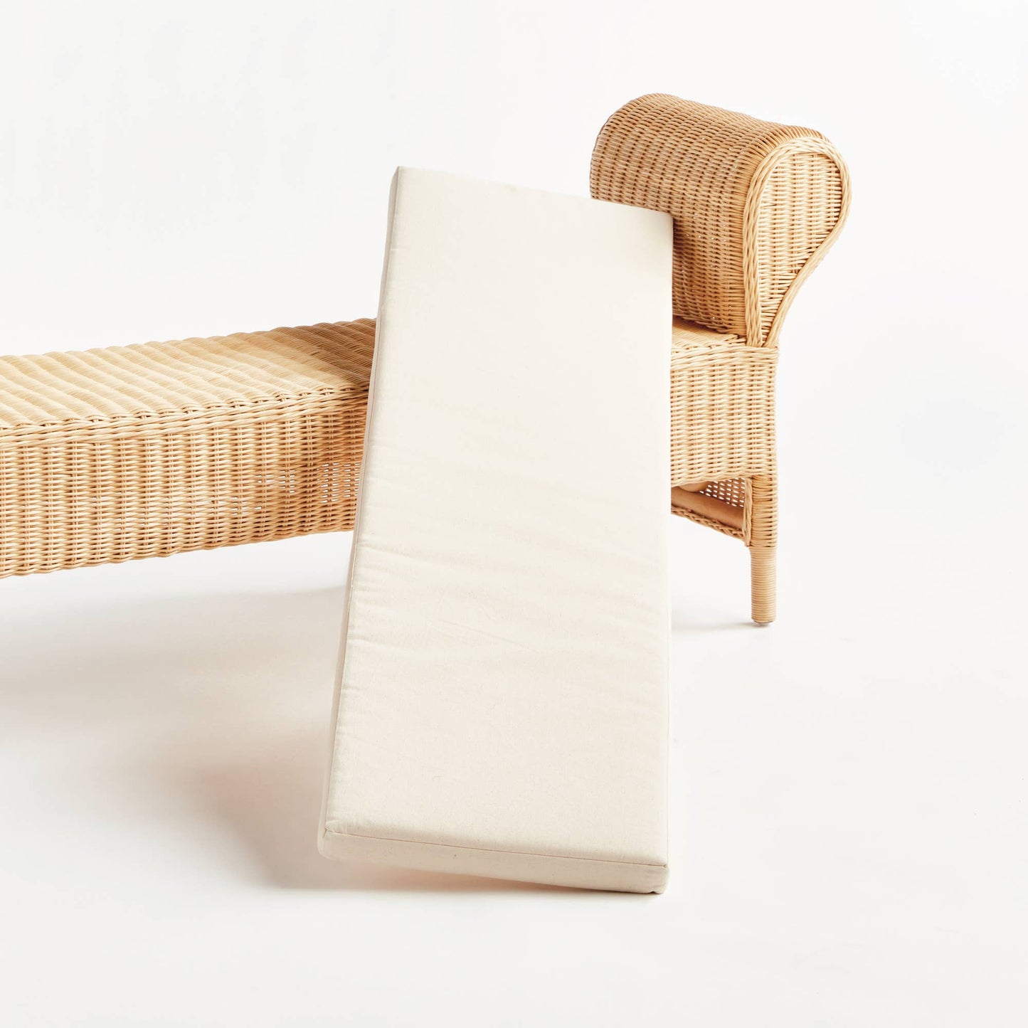 Wrightsville Rattan Woven Bench