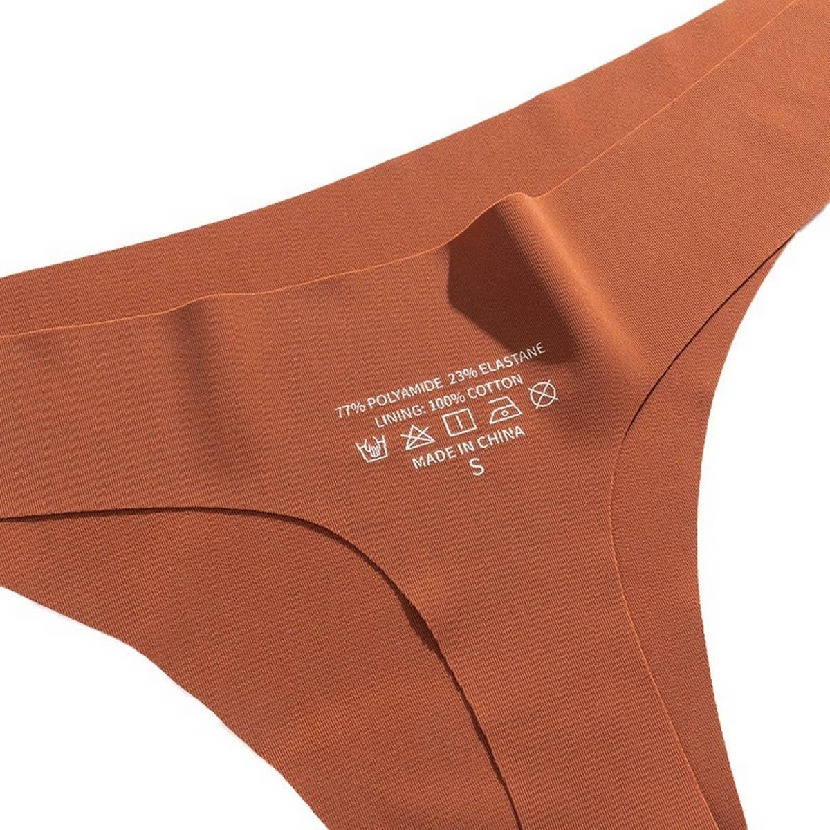 SOLID COLOR ICE SILK T-LINE UNDERWEAR