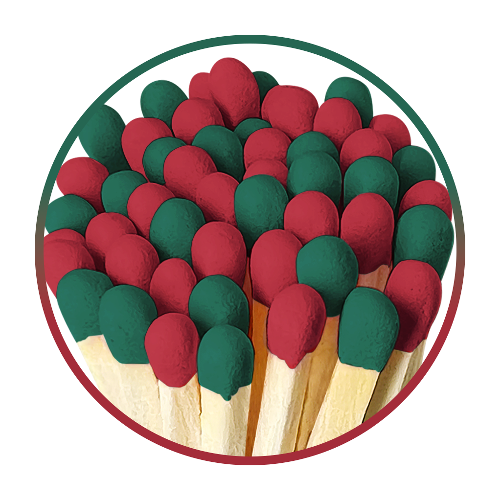 4" Matches in Chic Cork Top Jar - Colors of Your Choice