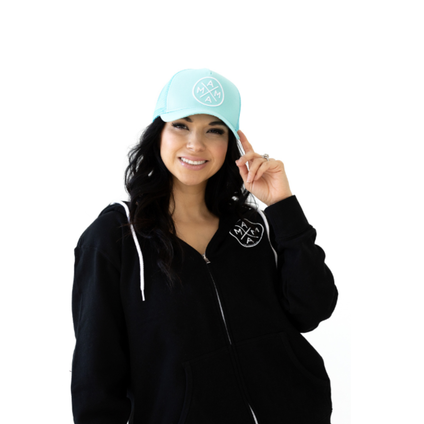 Mama X™ Premium Canvas Trucker Hat - Mint