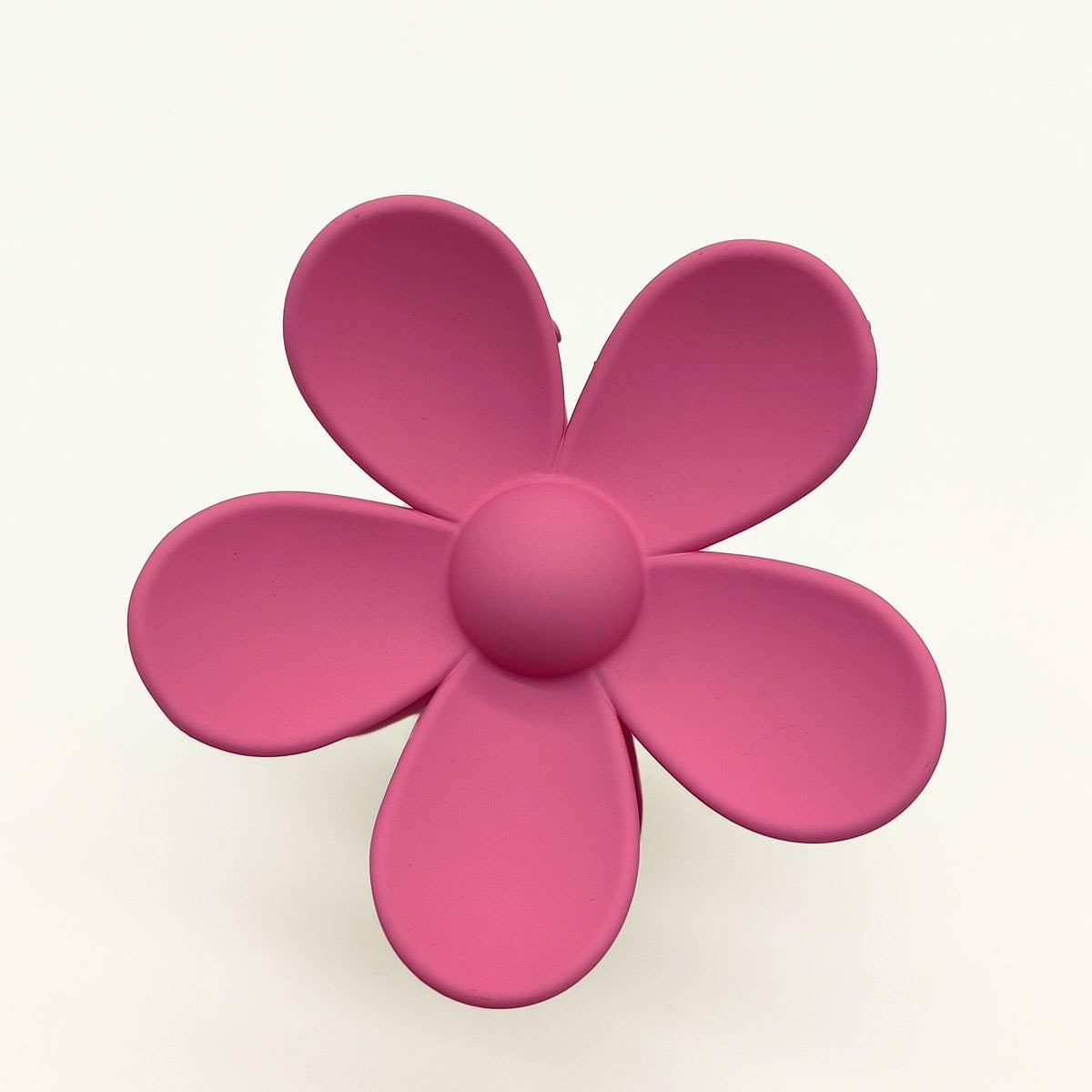Matte Floral Hair Claw Clip