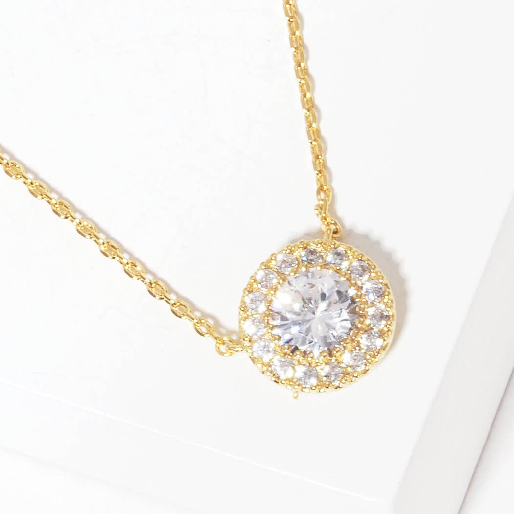 Gold-Dipped Bridesmaid Necklace