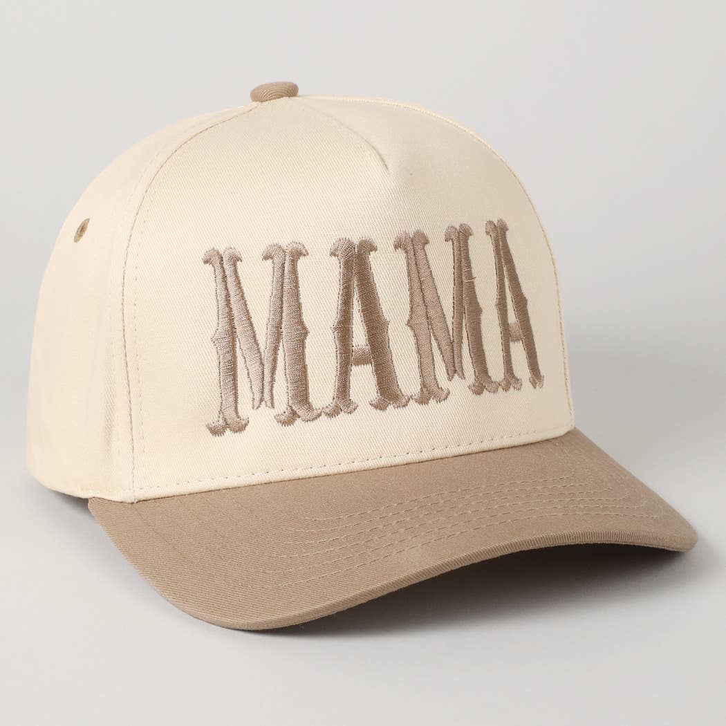 MAMA- Embroidery Baseball Hat