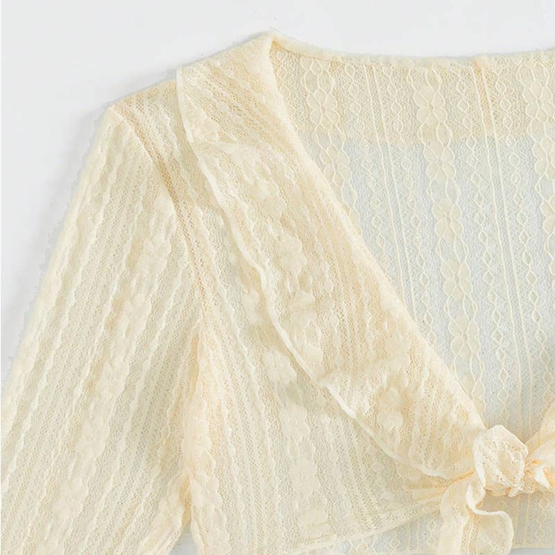 Crochet Lace Cover Up Top