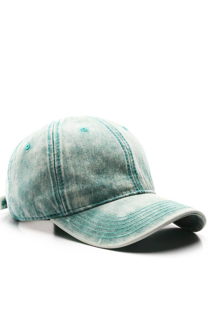 DENIM WASHED CASUAL BASEBALL HAT