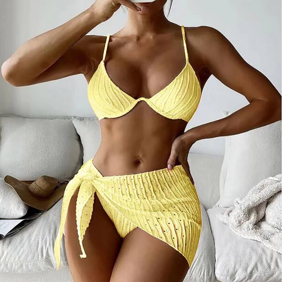Sarong-Swimsuit Wrap