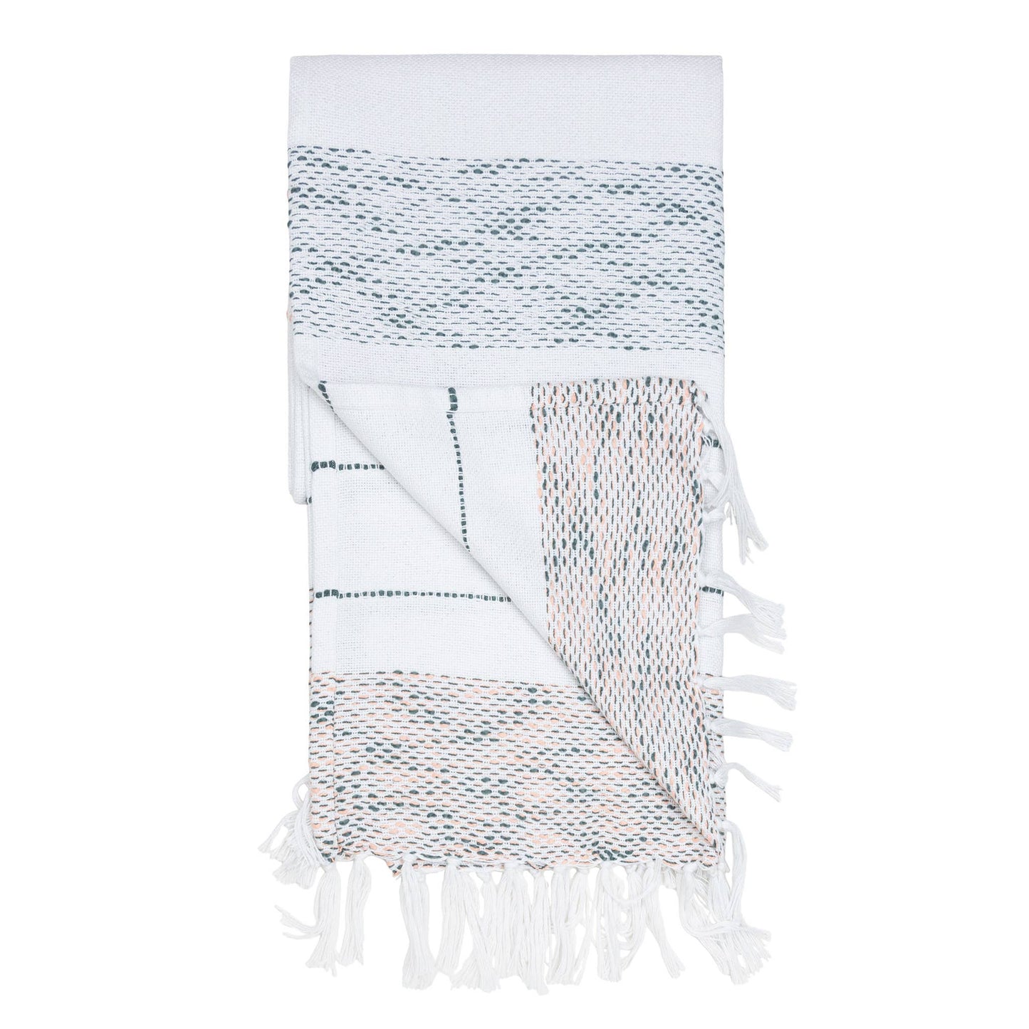 Tylanne 50x70" Indoor/Outdoor Woven Throw Blanket