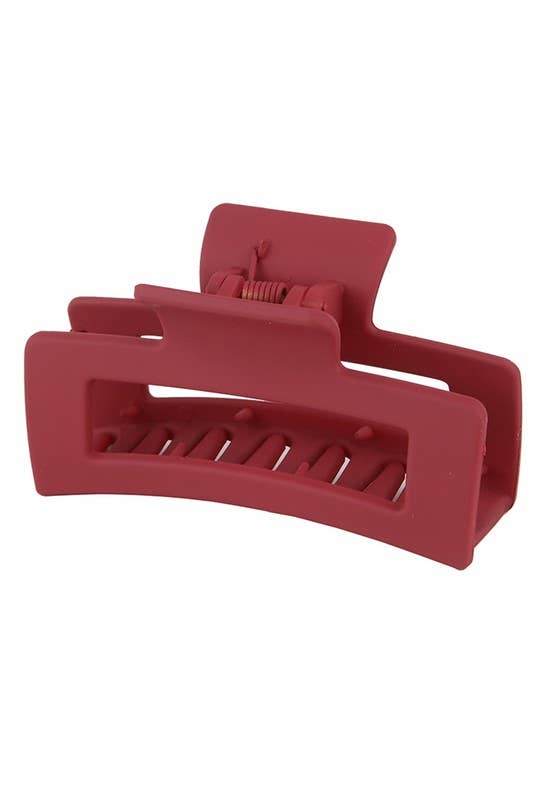3.35" Rectangle Hair Claw Clip