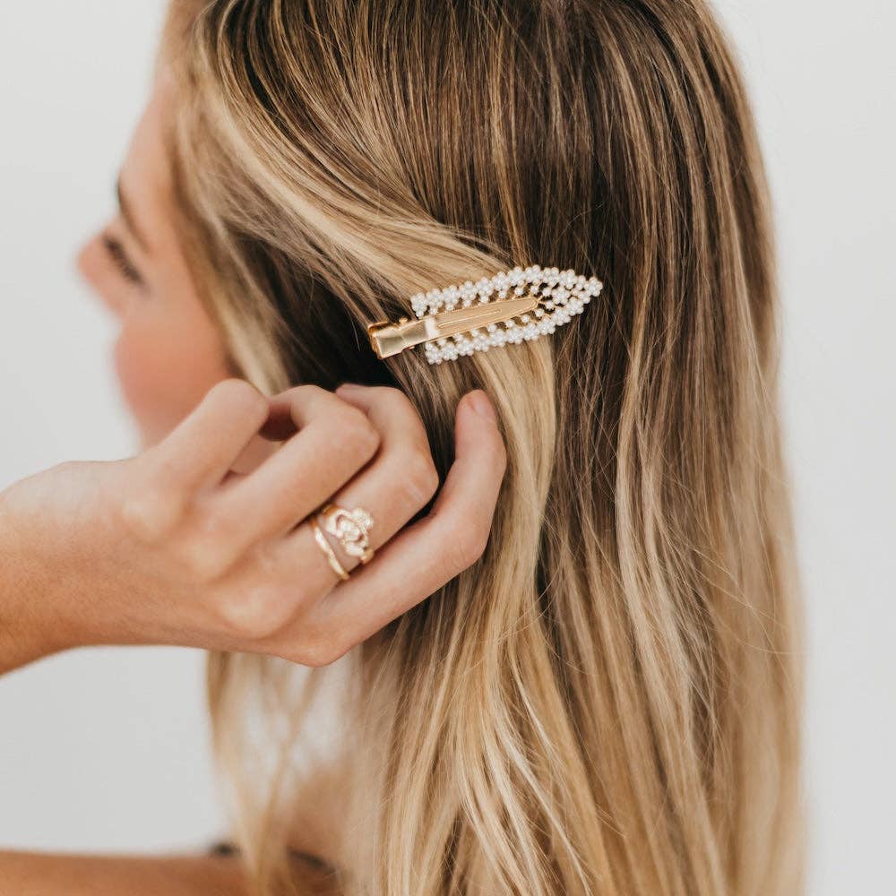 Pearl & Diamond Beauty Hair Clip Wholesale