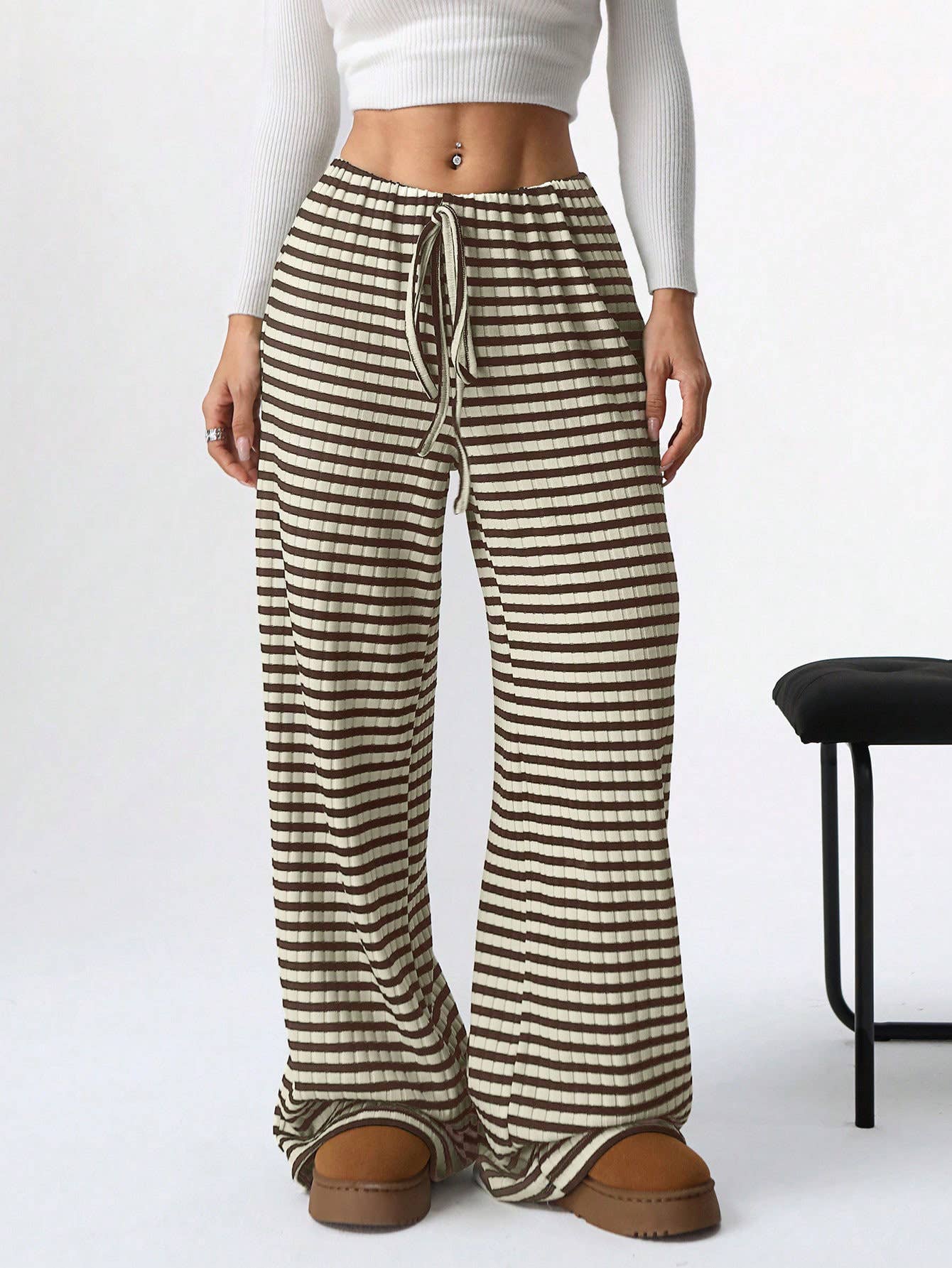 Cozy Stripe Lounge Pants