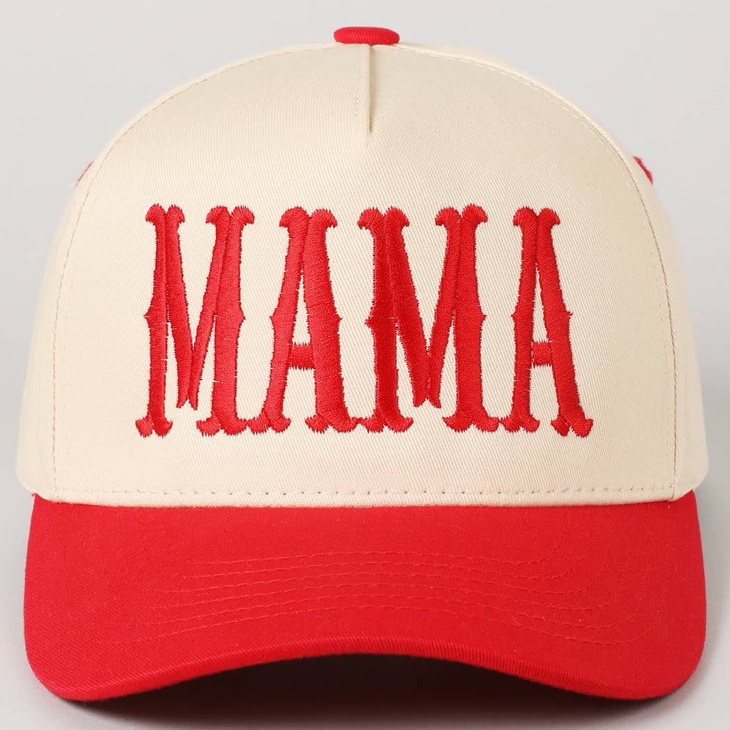 MAMA- Embroidery Baseball Hat