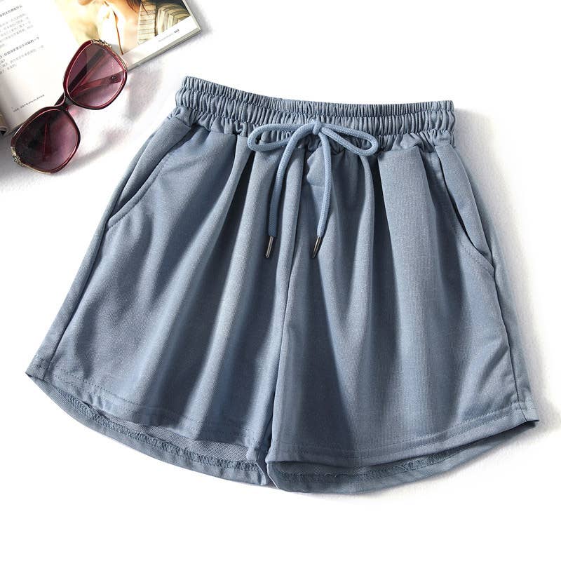 Athleisure Elastic waist sweat short