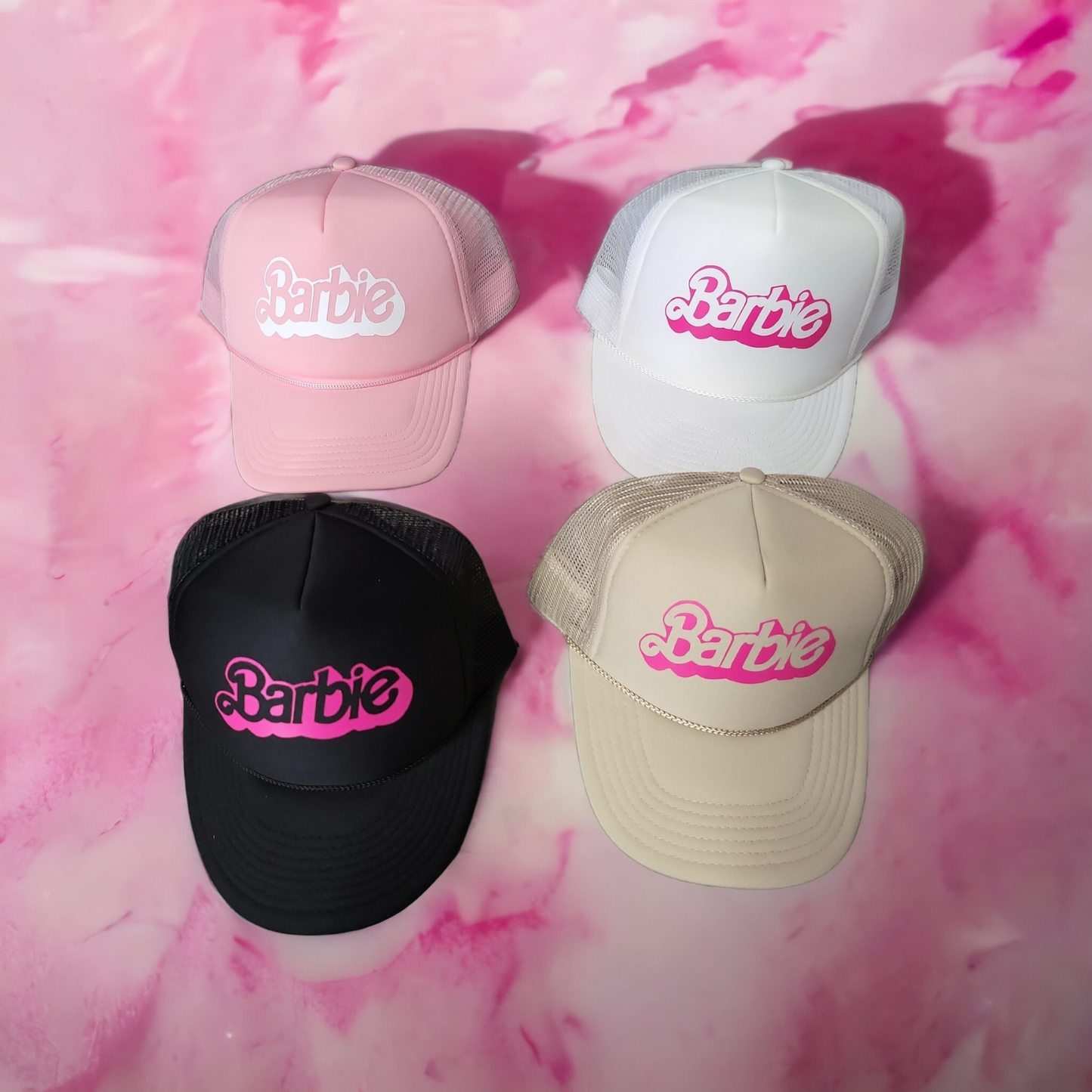 Barbie doll logo hat Trucker cap coastal