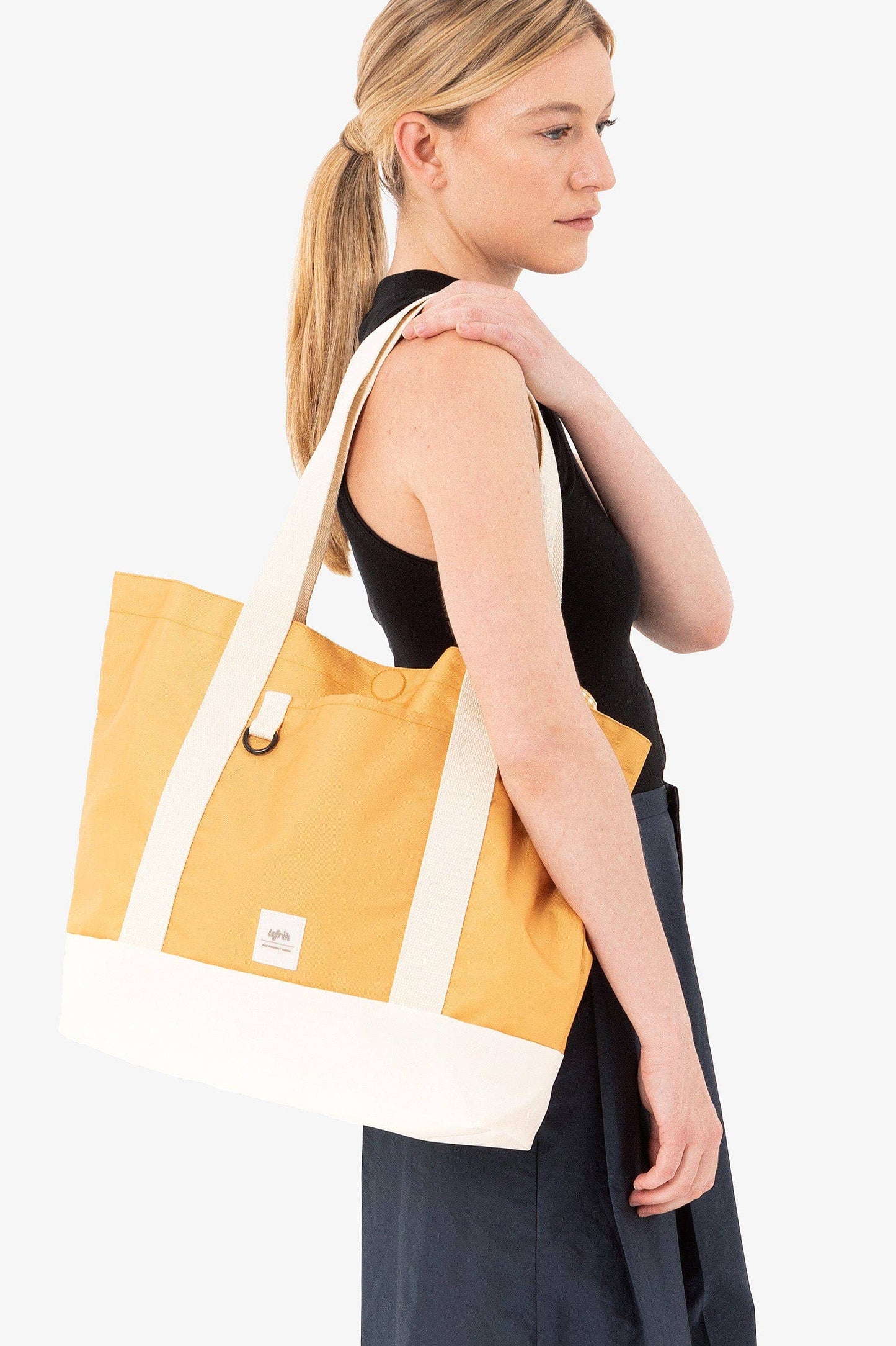 Strata Reversible Bag Vichy Mustard