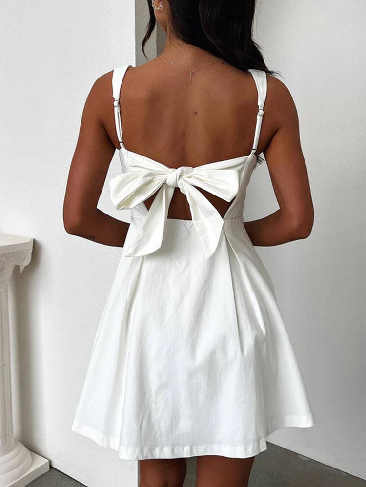 Elegant Plain Slip Dress
