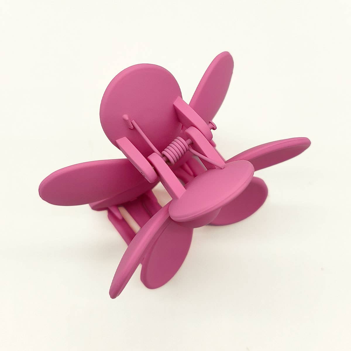 Matte Floral Hair Claw Clip