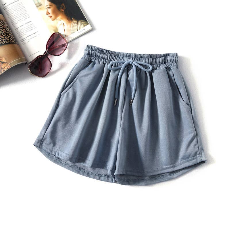 Athleisure Elastic waist sweat short