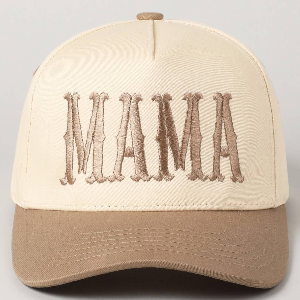 MAMA- Embroidery Baseball Hat