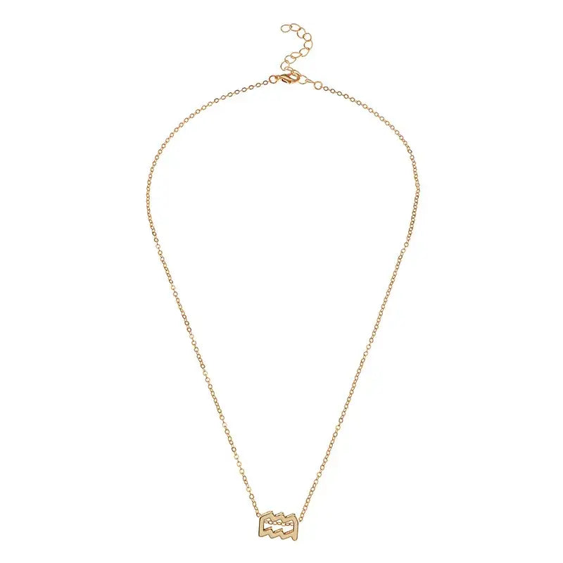 Constellation Sign Birthday Pendant Necklace