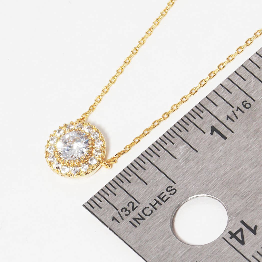 Gold-Dipped Bridesmaid Necklace
