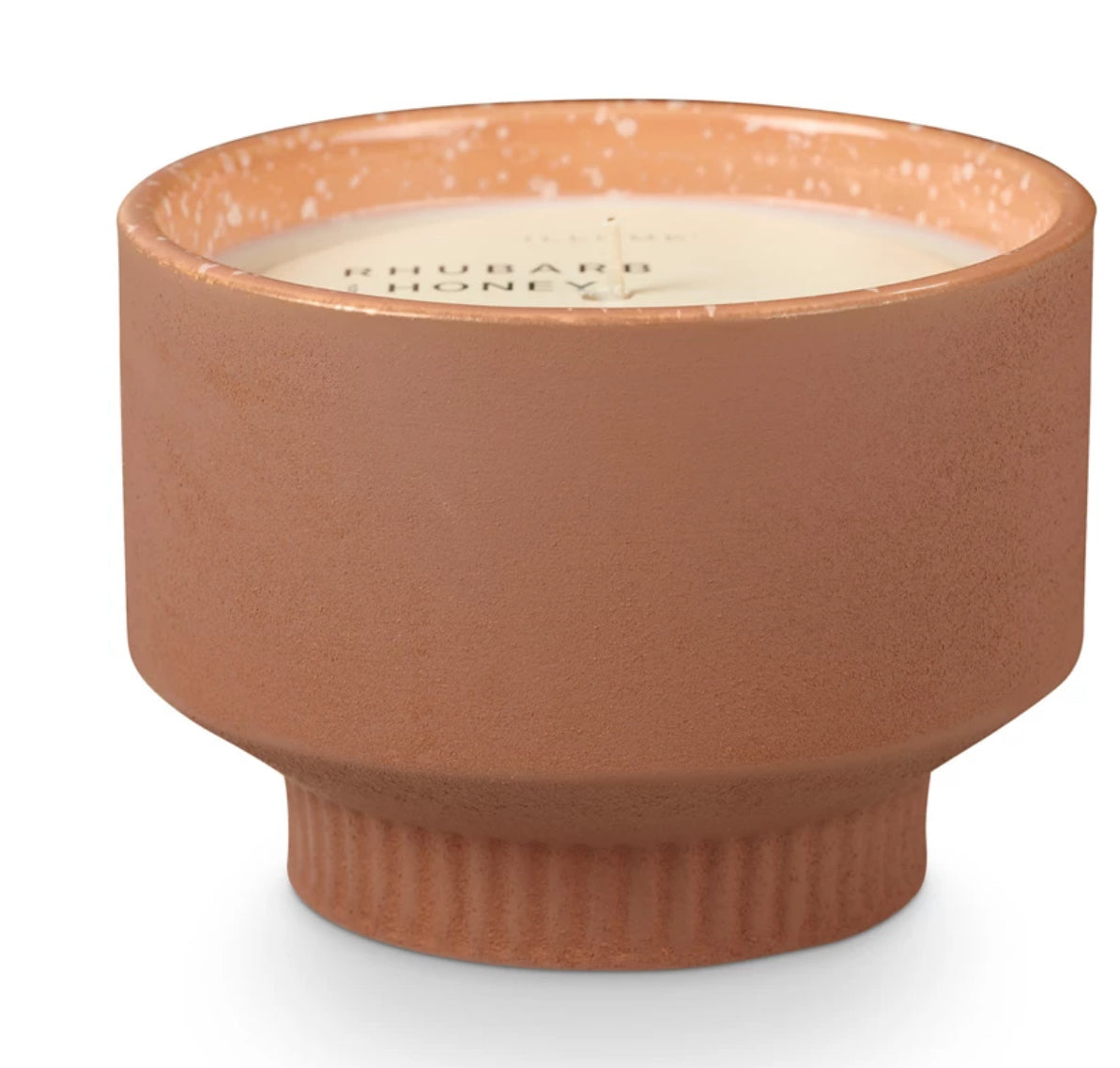 Rhubarb & Honey Verde Ceramic Candle