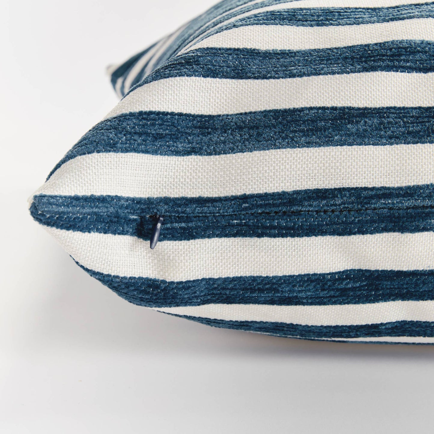 Grant Square Indoor-Outdoor Pillow 20", Navy Blue