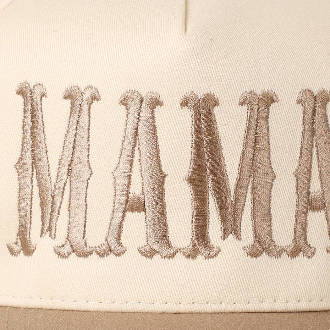 MAMA- Embroidery Baseball Hat