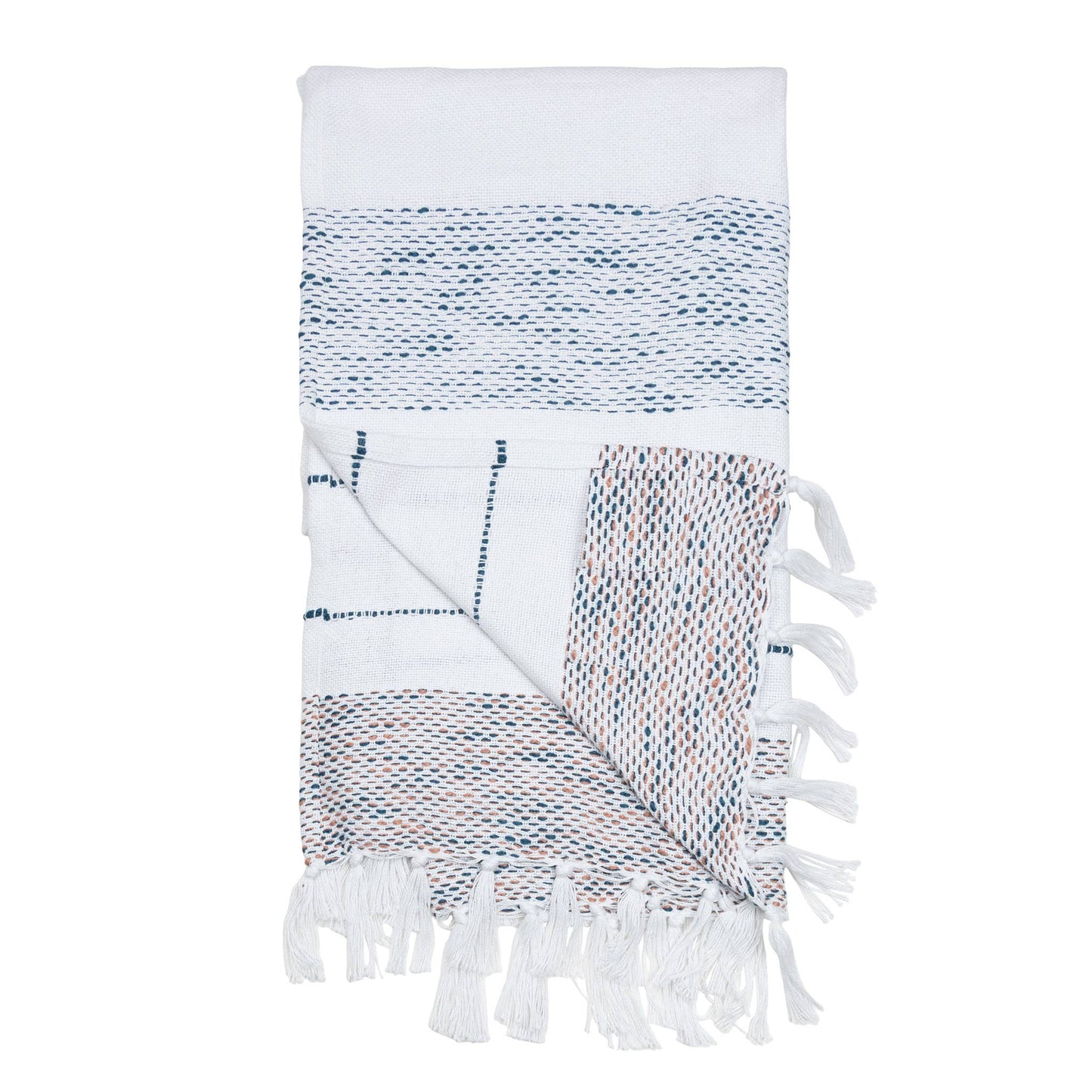 Tylanne 50x70" Indoor/Outdoor Woven Throw Blanket