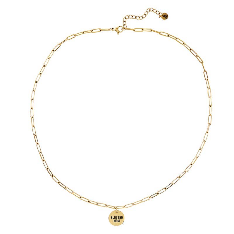 Link Necklace - Blessed Mom