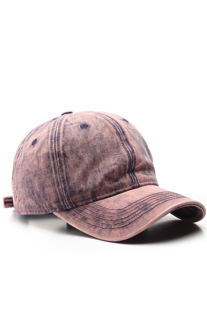 DENIM WASHED CASUAL BASEBALL HAT