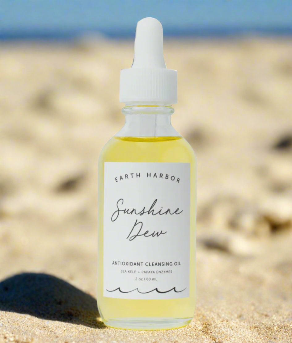 Sunshine Dew Cleansing Oil: Papaya Antioxidants + Enzymes