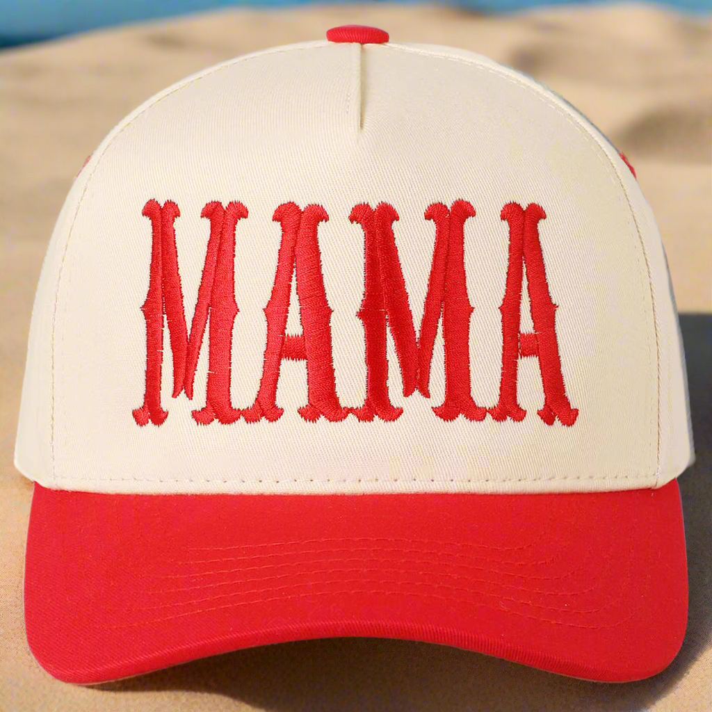 MAMA- Embroidery Baseball Hat