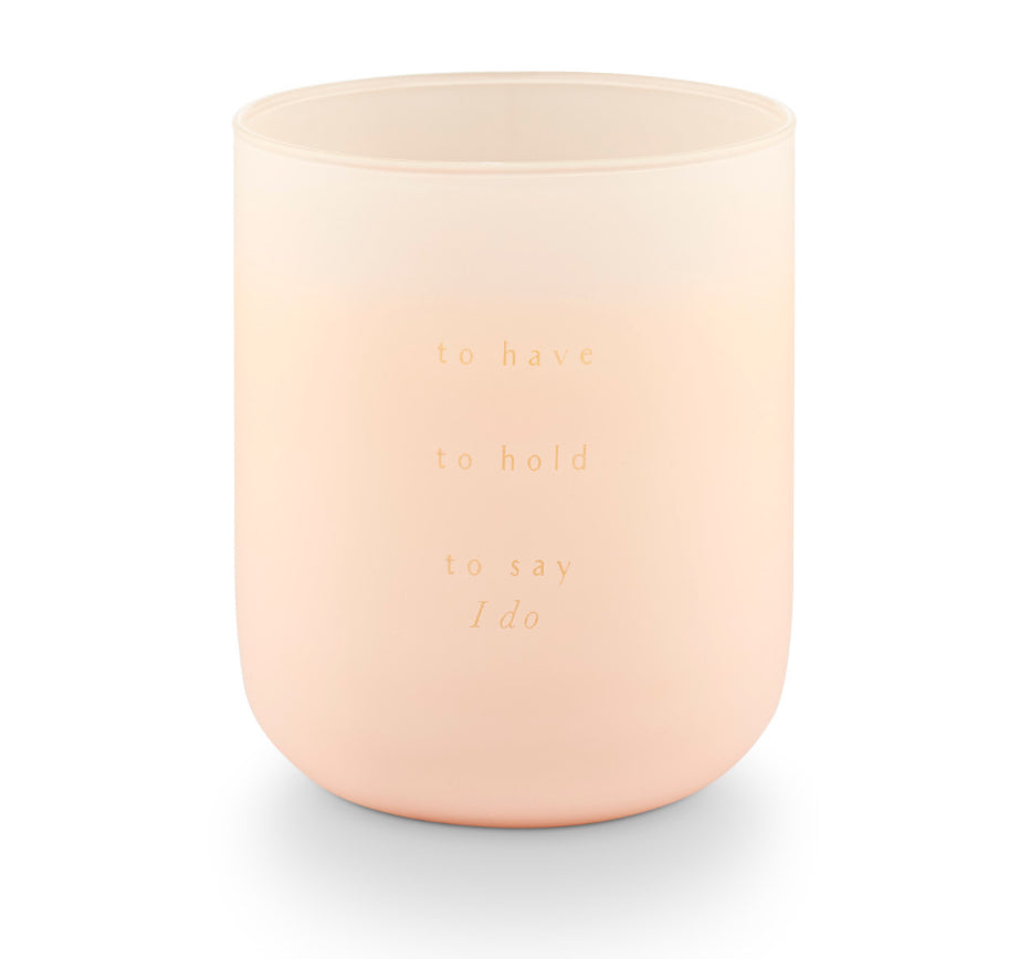 Coconut Milk Mango Bridal Aisle Glass Candle