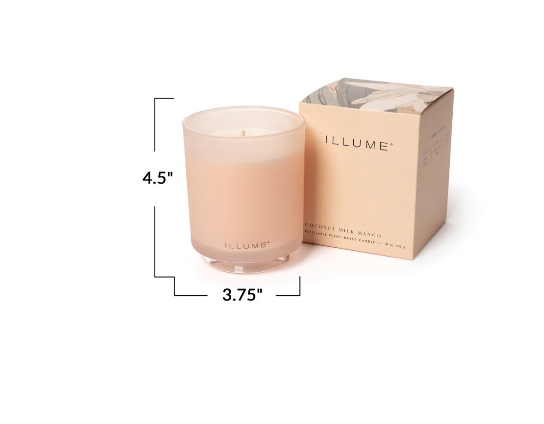 Coconut Milk Mango Glass Candle