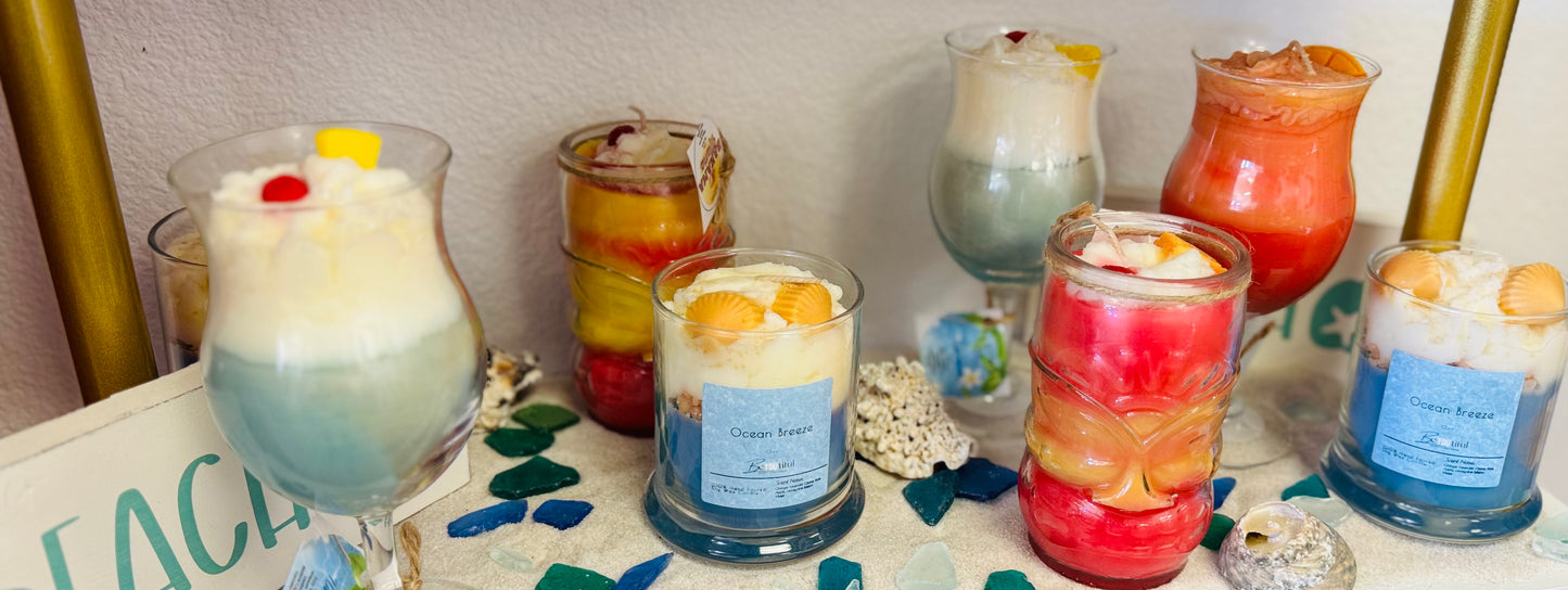 Sex On The Beach Drink Candle