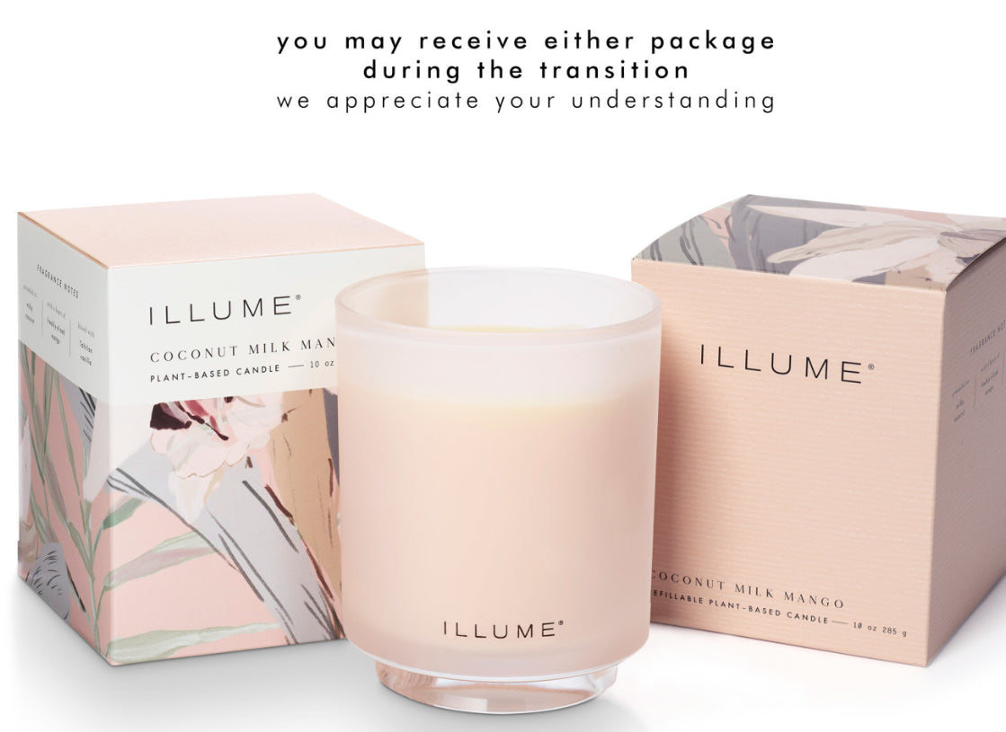 Coconut Milk Mango Glass Candle