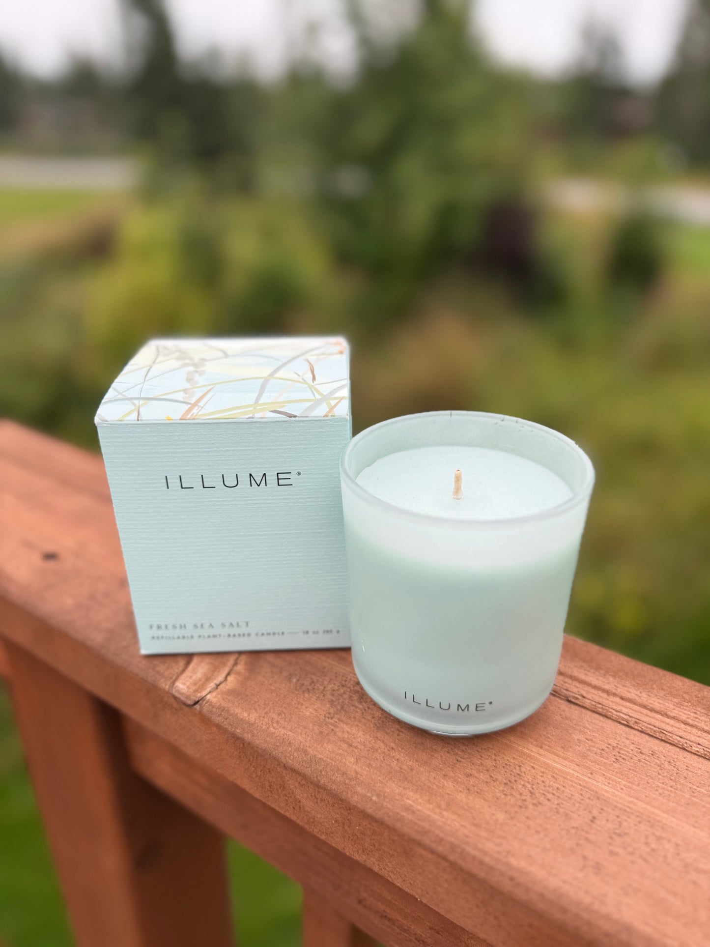Fresh Sea Salt Glass Candle