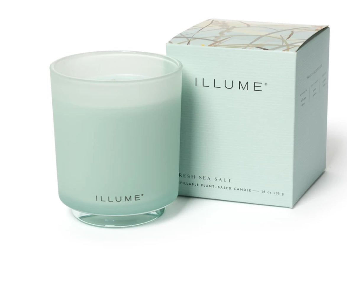Fresh Sea Salt Glass Candle