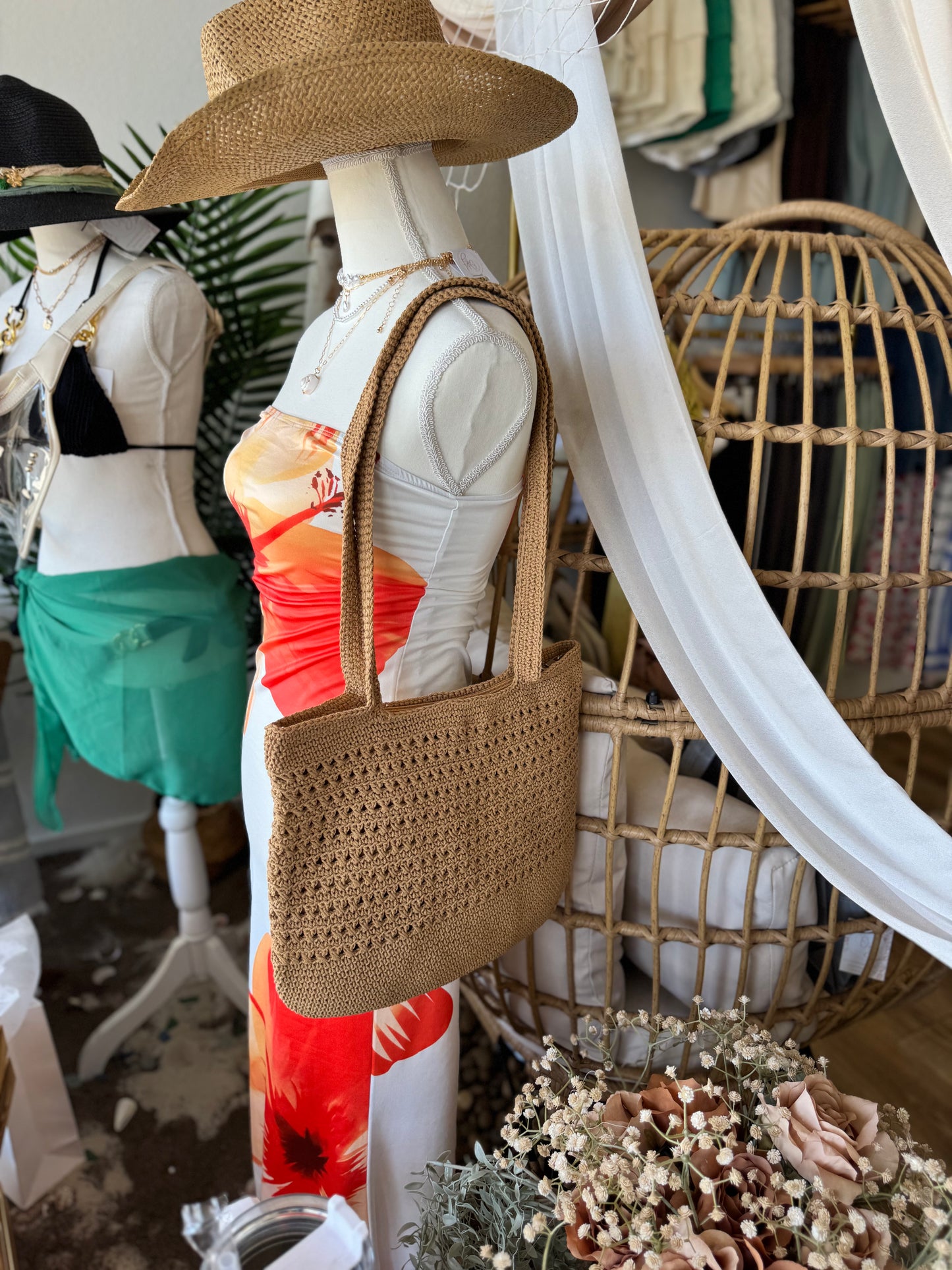 Braided Row Tote Bag
