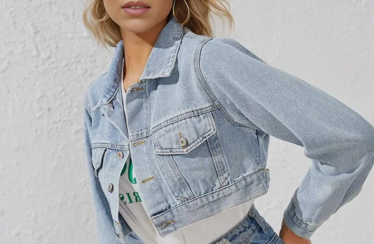 Cropped Denim Jacket