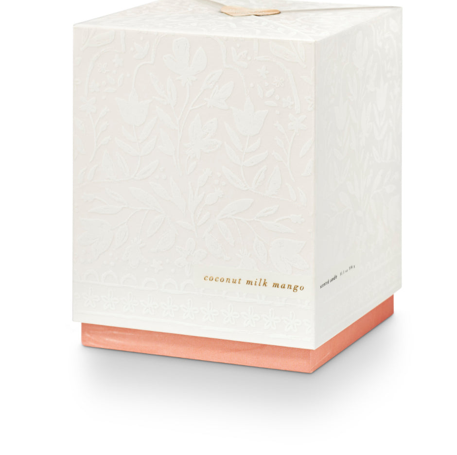Coconut Milk Mango Bridal Aisle Glass Candle