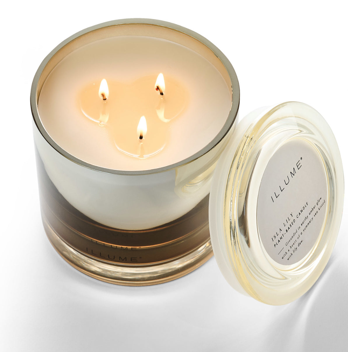 Isla Lily Statement Glass Candle
