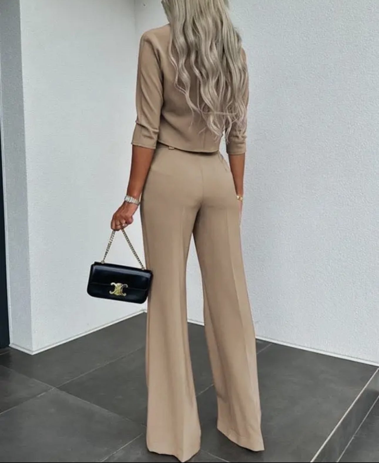 Khaki Long Sleeve Top