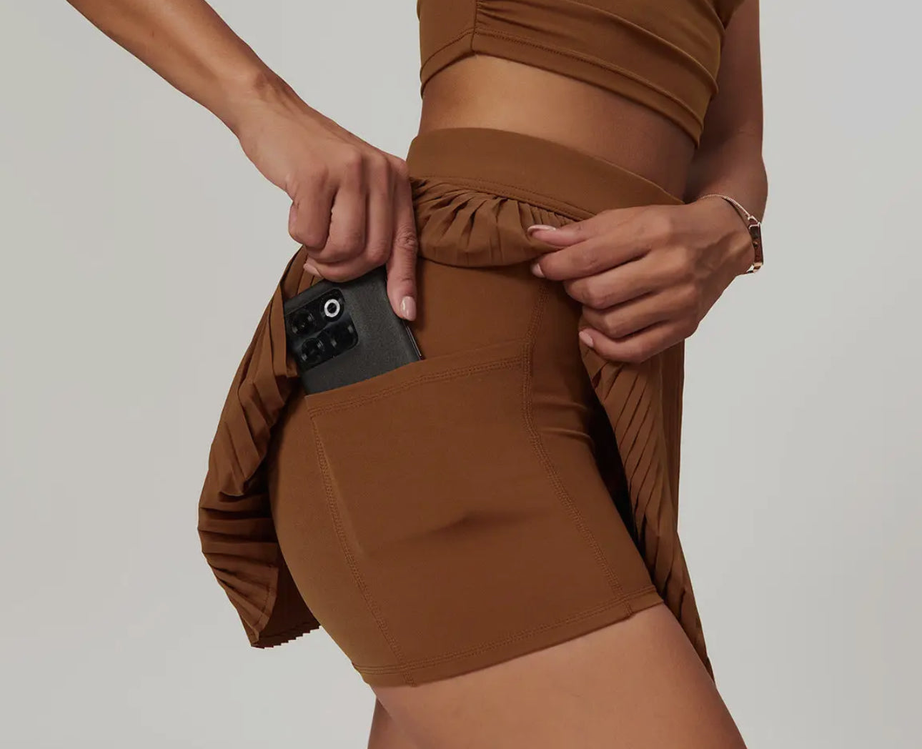 Breathable Pleated Sports Skirt