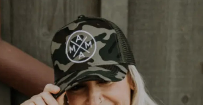 Mama X Premium Canvas Trucker Hat - Adult