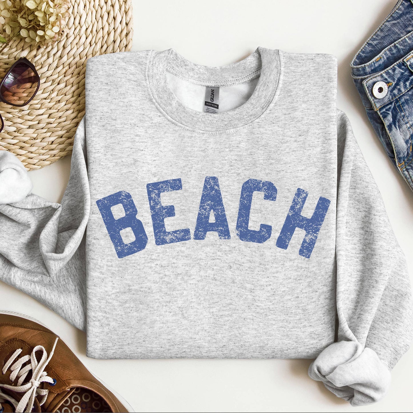Beach Crewneck Sweatshirt