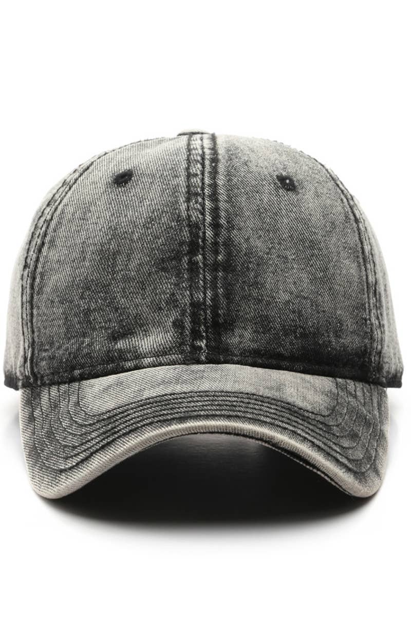 DENIM WASHED CASUAL BASEBALL HAT